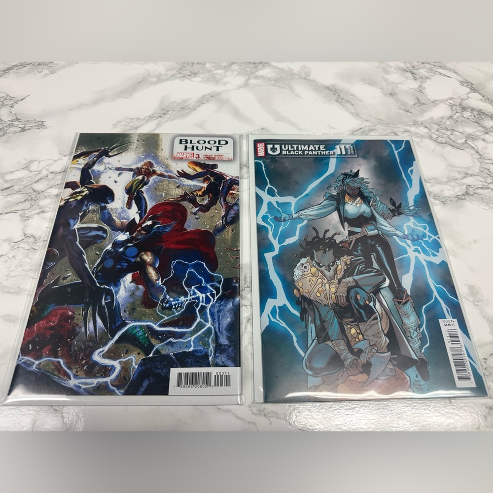 Marvel Comic Set - Blood Hunt #3; Ultimate Black Panther #11